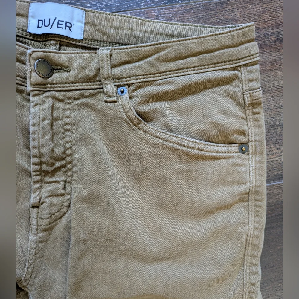 Du/er‎ Pants Mens Slim Fit 5 Pocket Pants Size 29x30 Gorpcore Casual Stretch